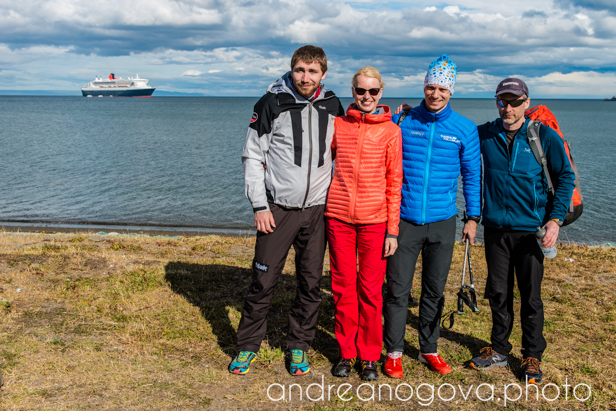 Full Team - (from left) Pavel, Riitta, Juha, Ken.